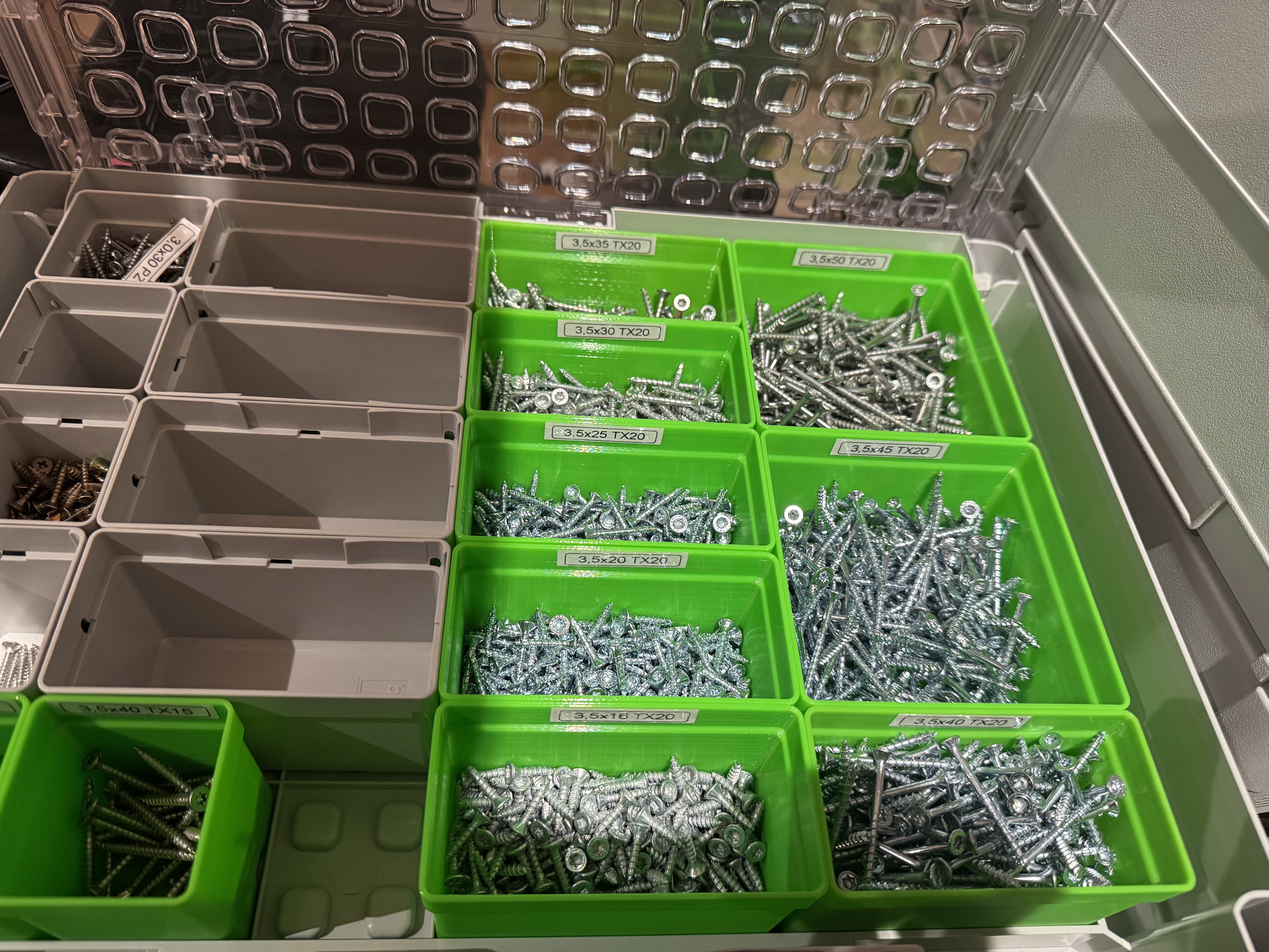 Festool/Tanos Organizer Sys-Org boxes / drawer organizer