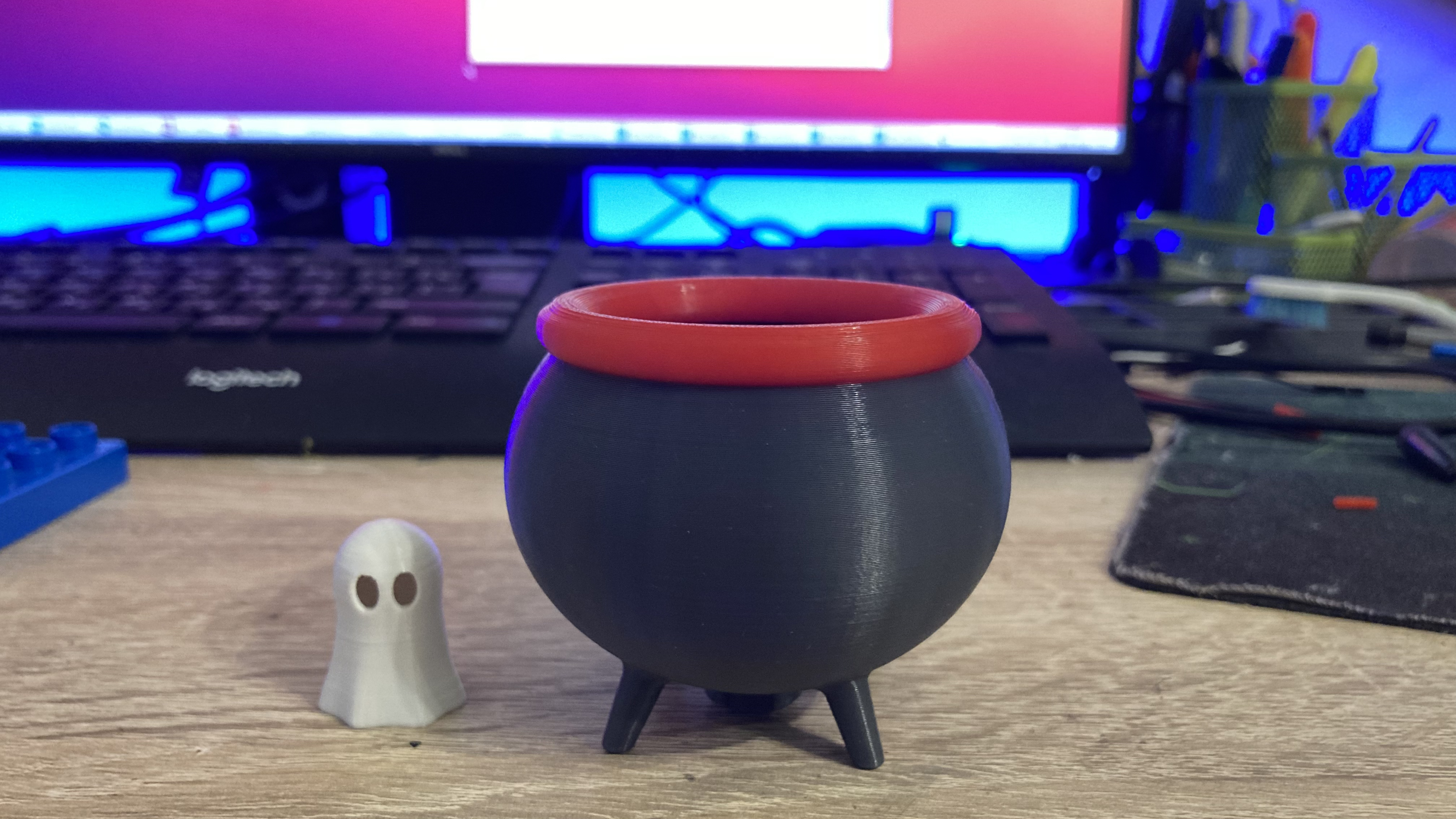Halloween Cauldron [lego compatible]