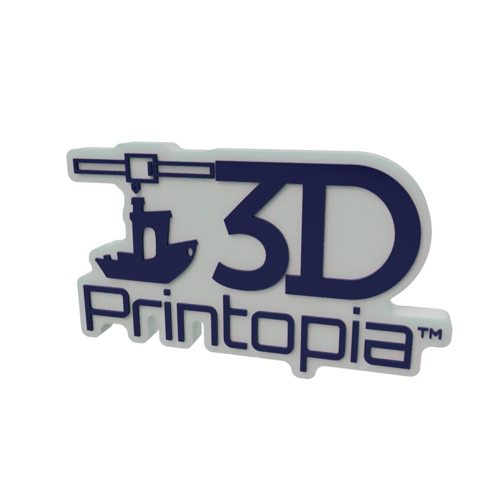 3D Printopia Logo Wall Hanger