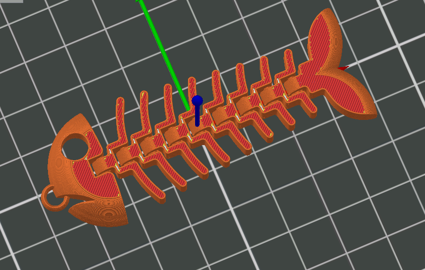 Flexi Fish Keychain