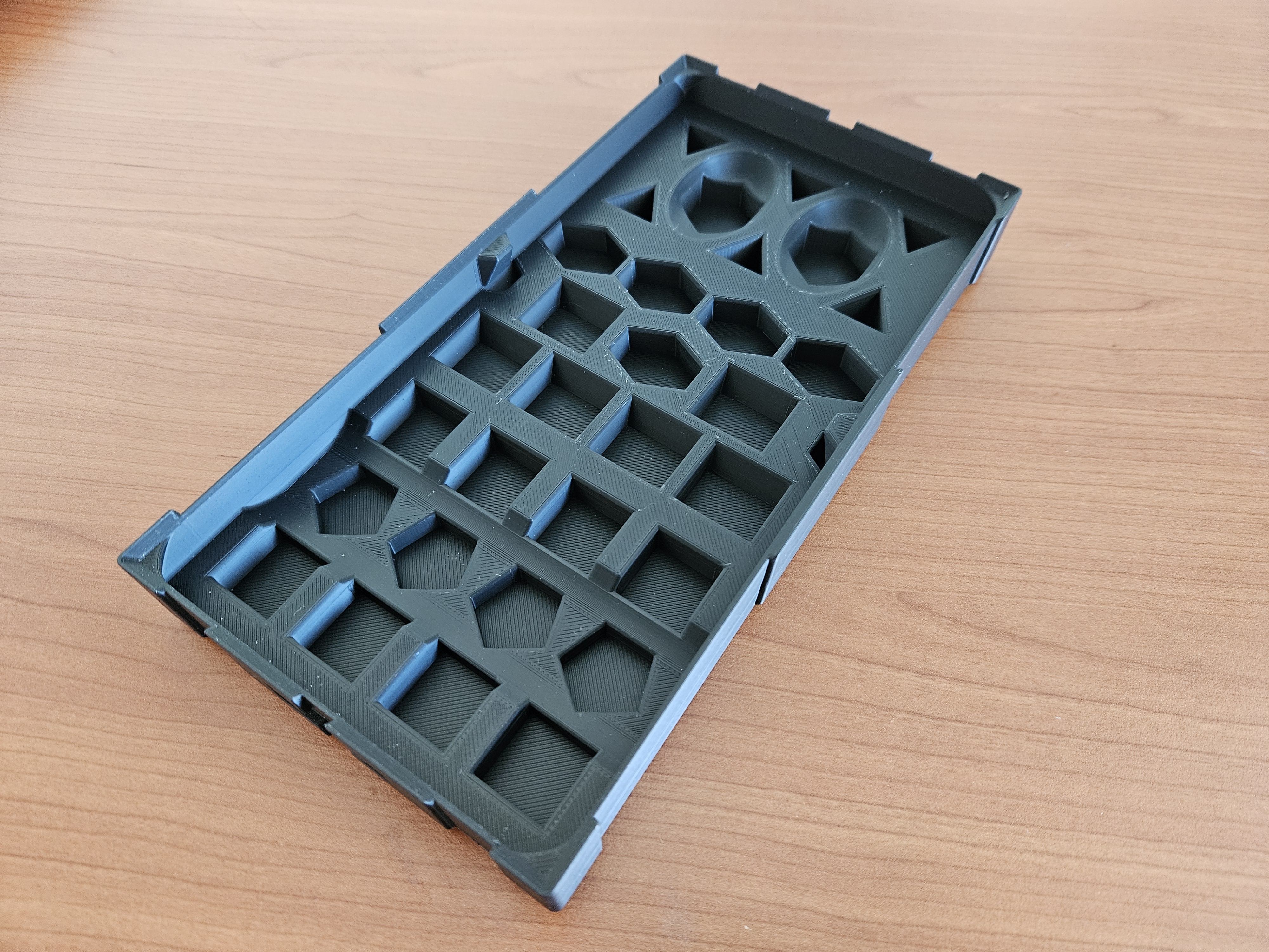 Dice Rolling and Storage Tray by Download free STL model