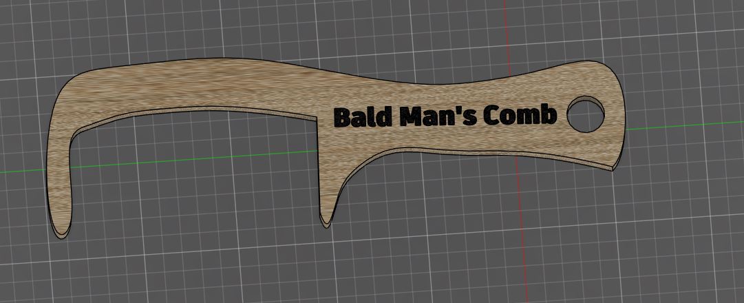 Miniatura 2 do modelo 3D Bald Man's Comb