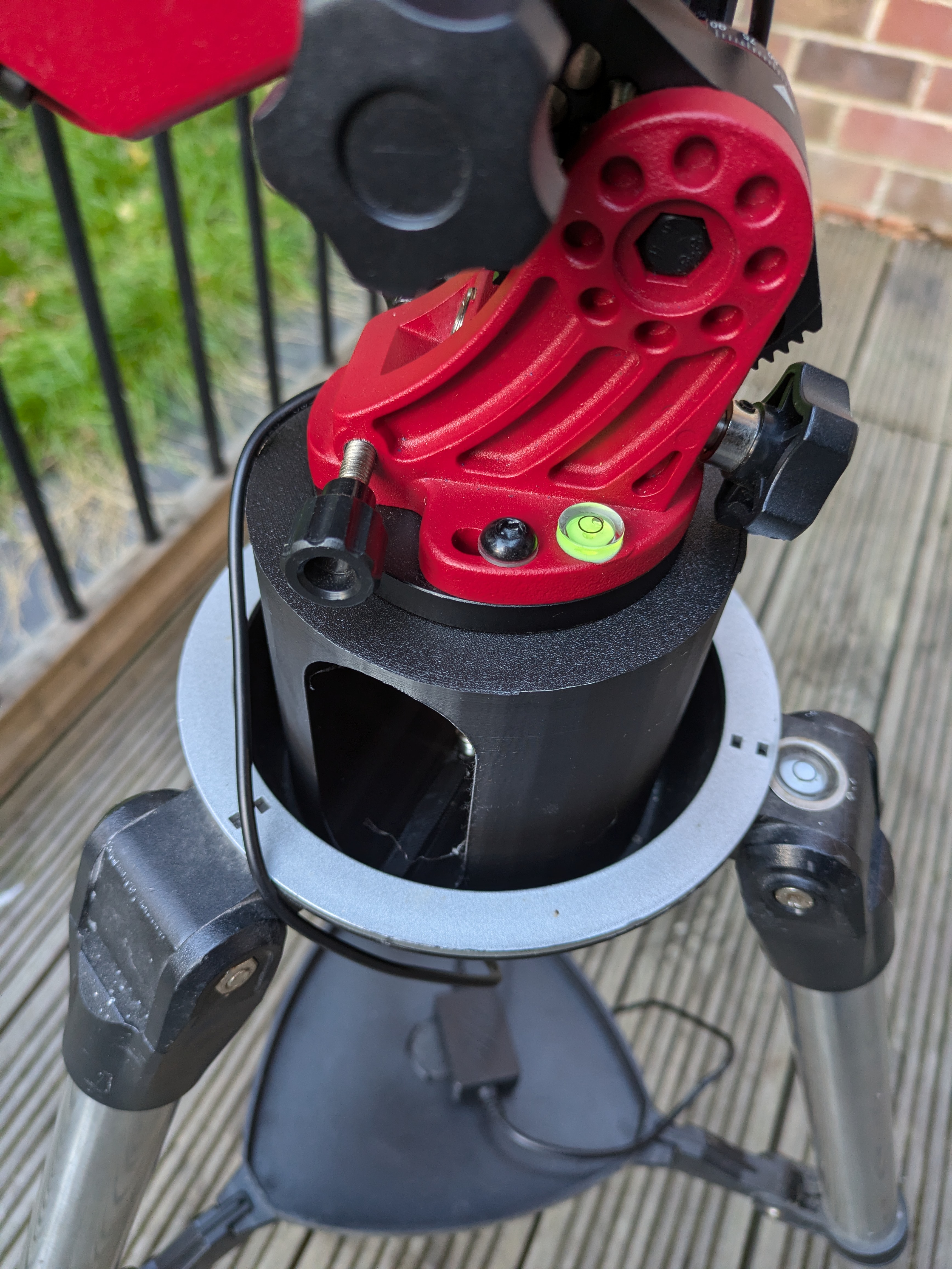 Pier for Star Adventurer Mount to AZ Goto mount.