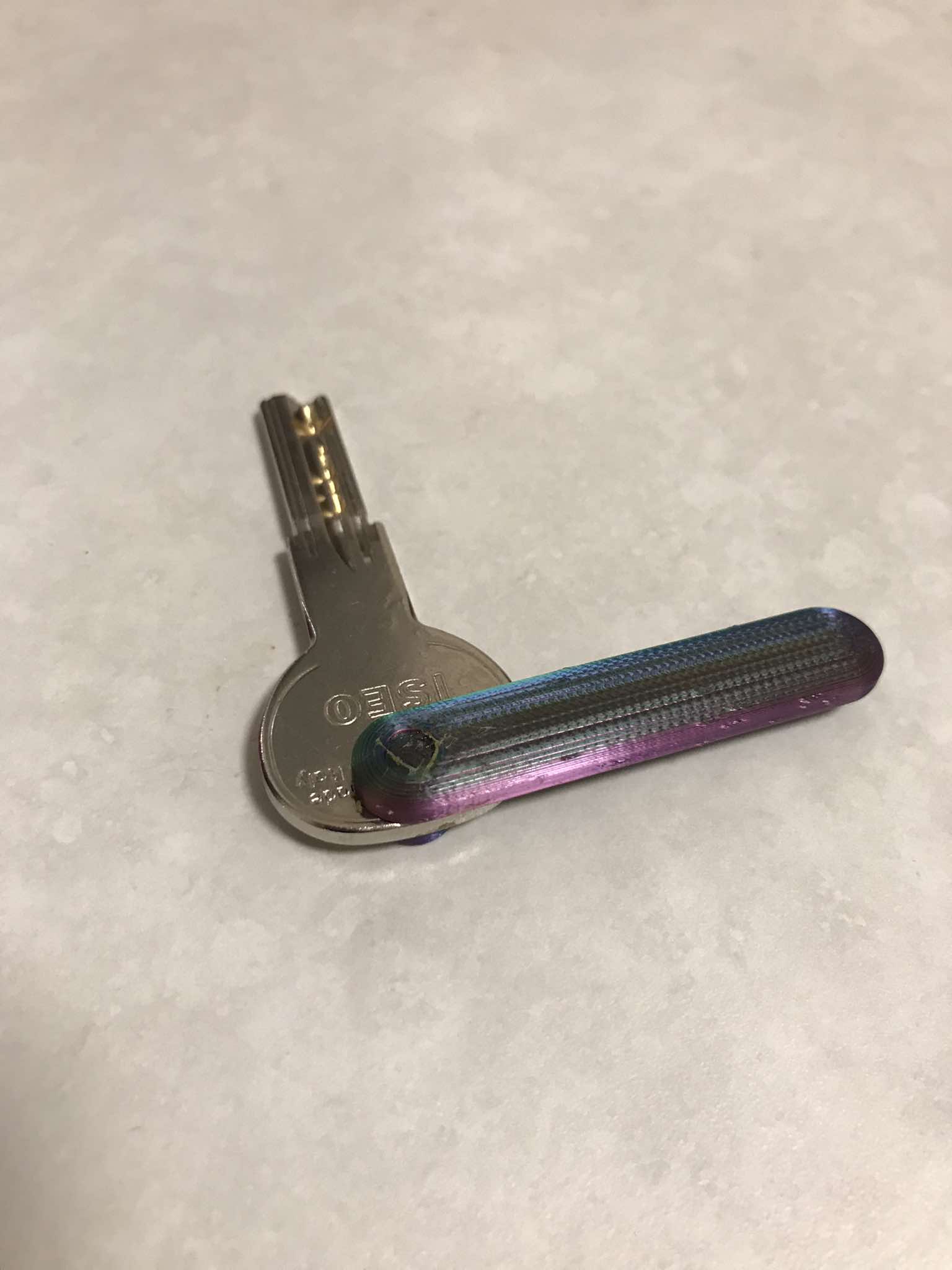 key lever for children to open the door