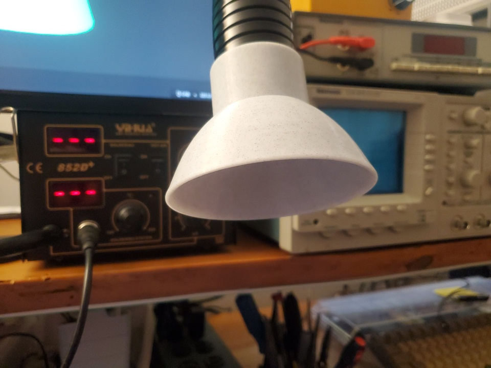 Improved Kotto fume extractor hood.