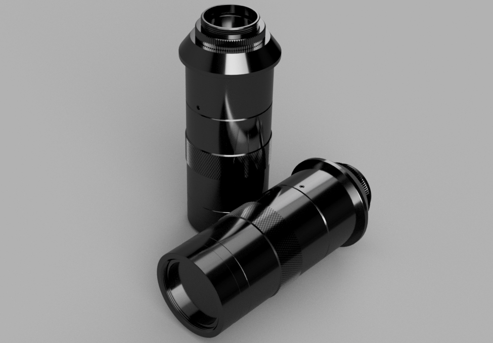 Waveshare 100X Industrial Microscope Lens for Raspberry Pi HQ Camera reference model