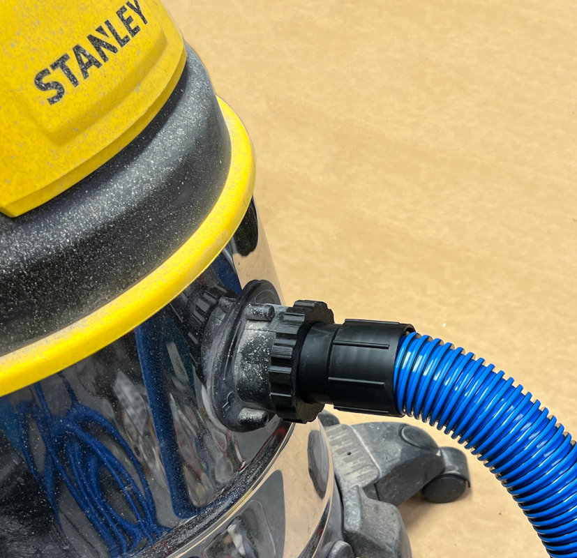 QuickClick hose adapter for Stanley SXVC30 vacuum.