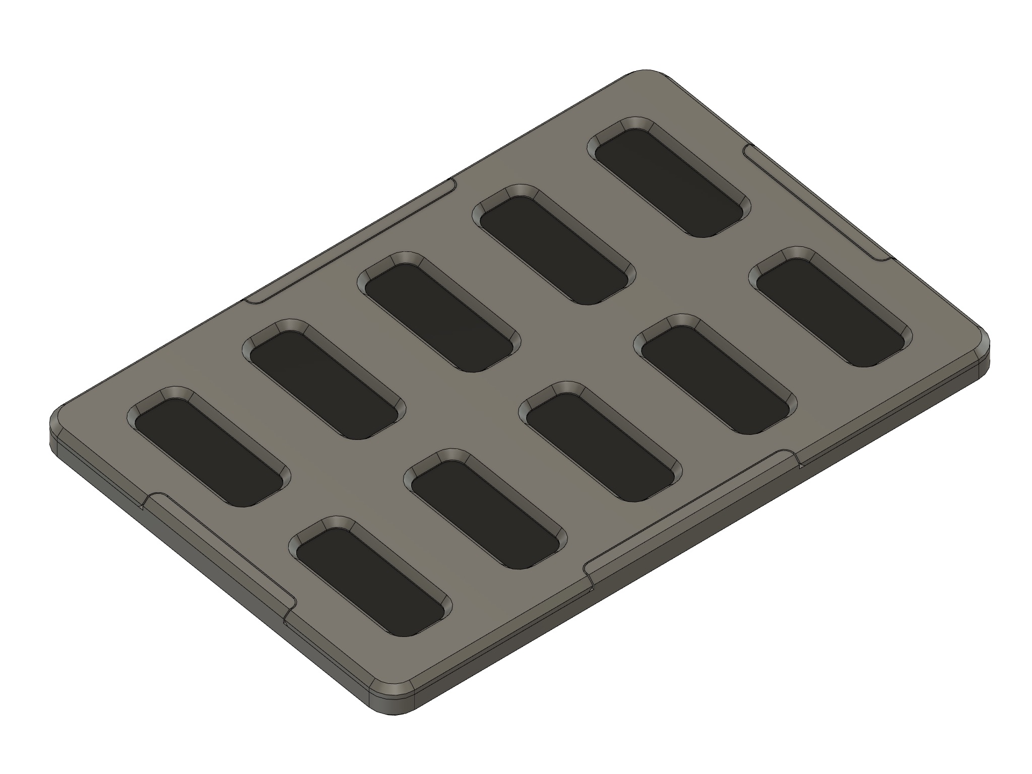 10x TSOP-50 Chip Storage Card