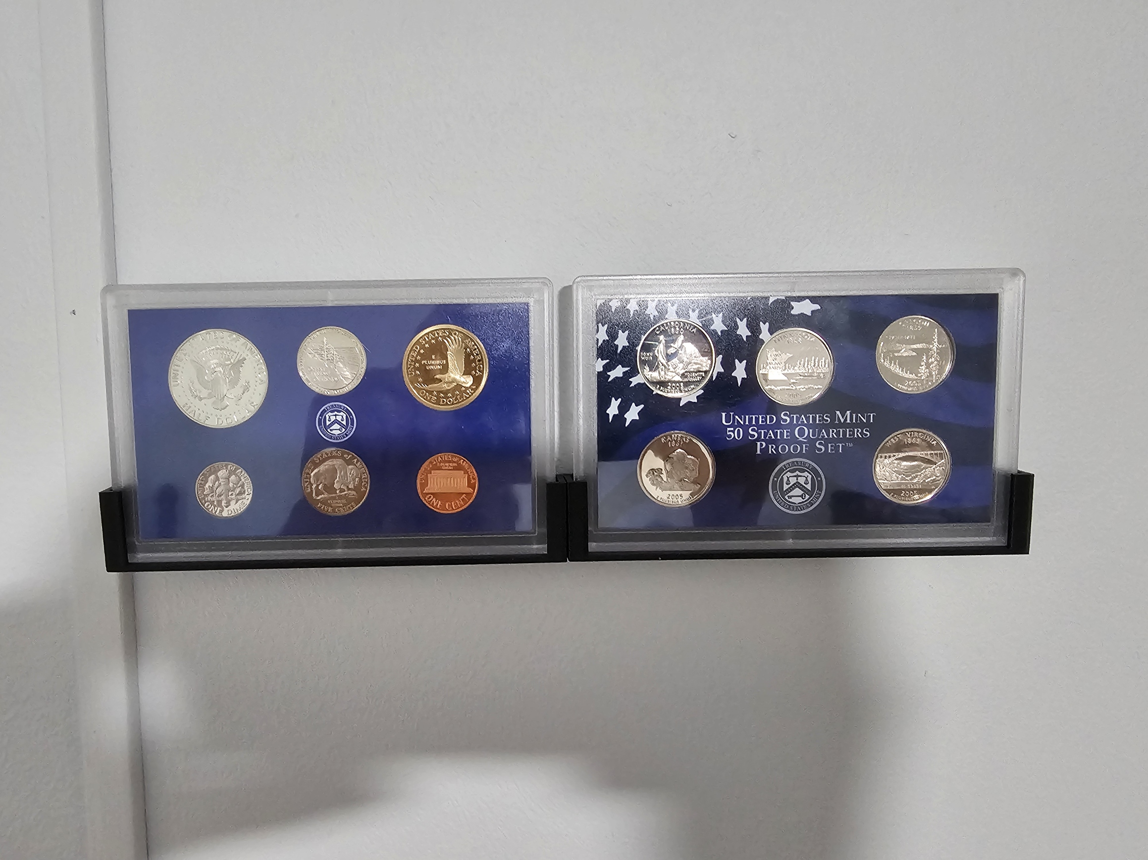 US Mint Proof Coin Set Wall Mount
