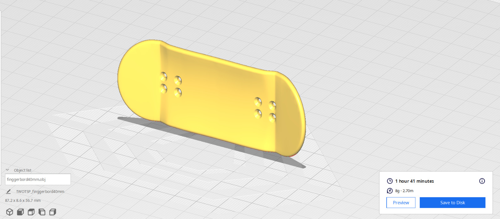 Fingerboard 36mm