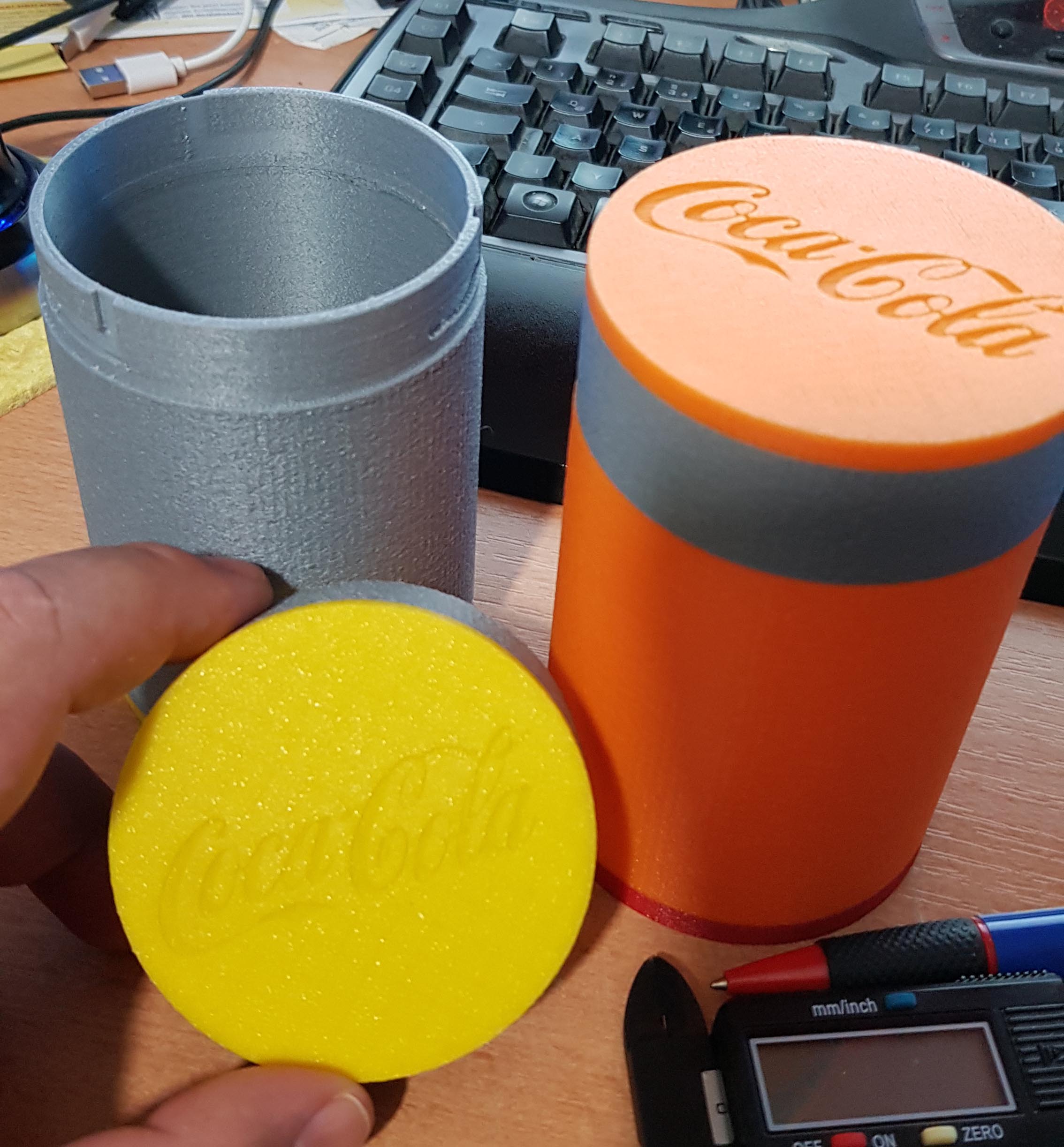Insulated cup can holder - double wall design to stay cool - different logos