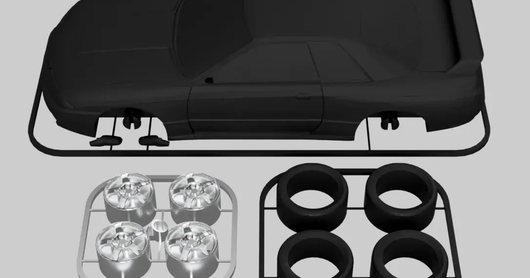 Nissan Skyline r32 toy car by 3D Download free STL model