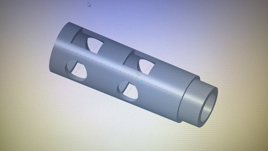airsoft muzzle brake/flash hider — miniatura 2