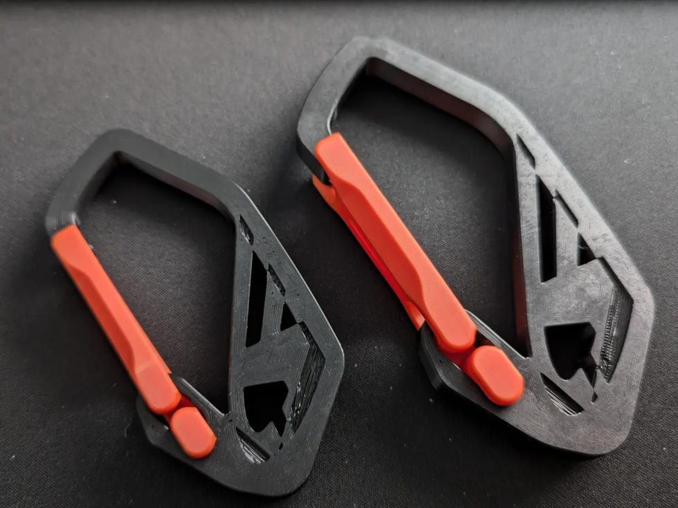 Power Clip Grip Carabiner by Mohamed Barnieh Download free STL model