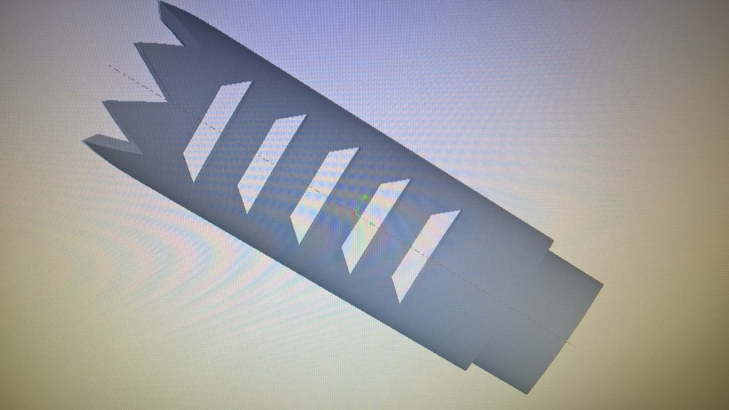 airsoft muzzle brake/flash hider — miniatura 2