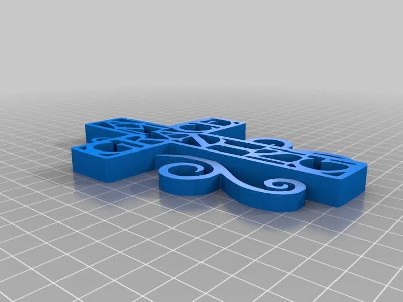 Miniatura 2 do modelo 3D Amazing Grace Cross