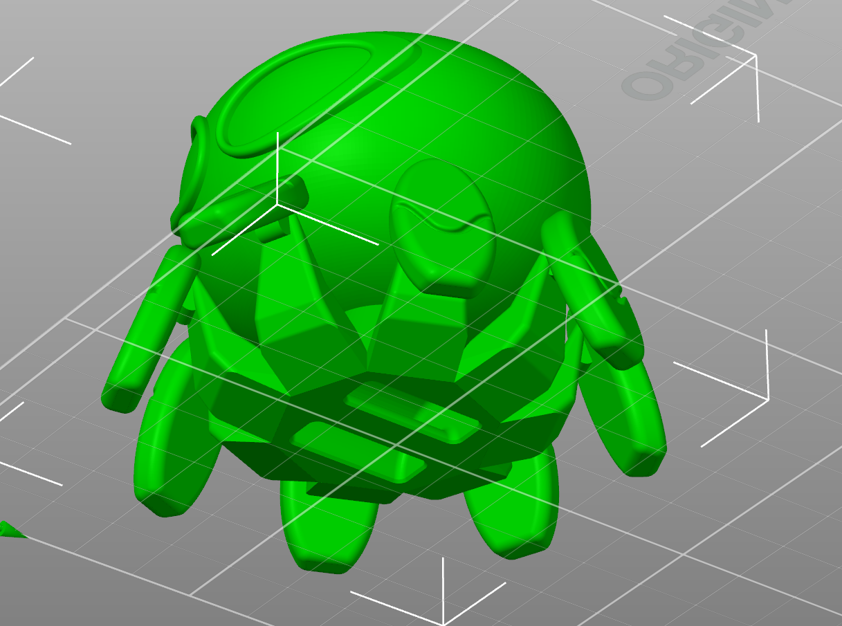 Remix of Spider-bot (stronger feet connection)