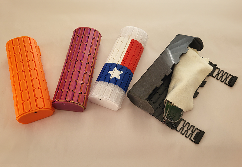 Rolling Tracks Small Glasses Case