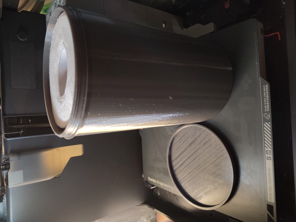 Parametric Easy Screw Top Container Maker, FreeCAD Generator, Larger