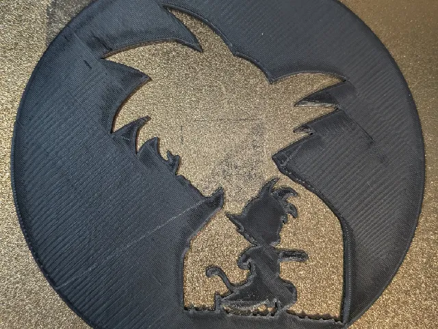 Son Goku Silhouette