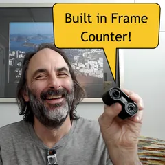 Spiffy 35mm film roll splitter with frame counter