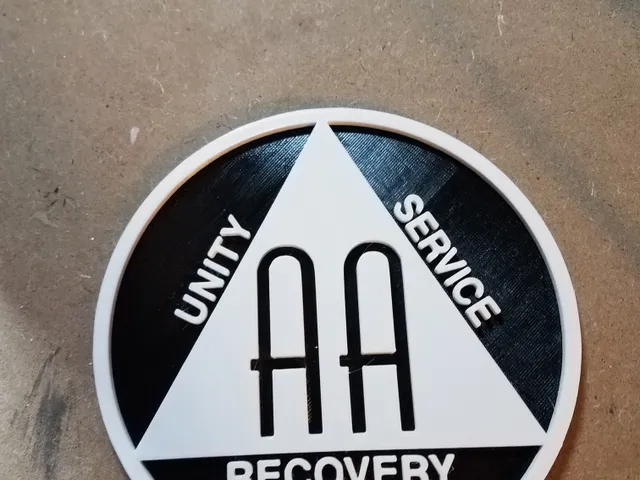 Alcoholics Anonymous symbol (AA)