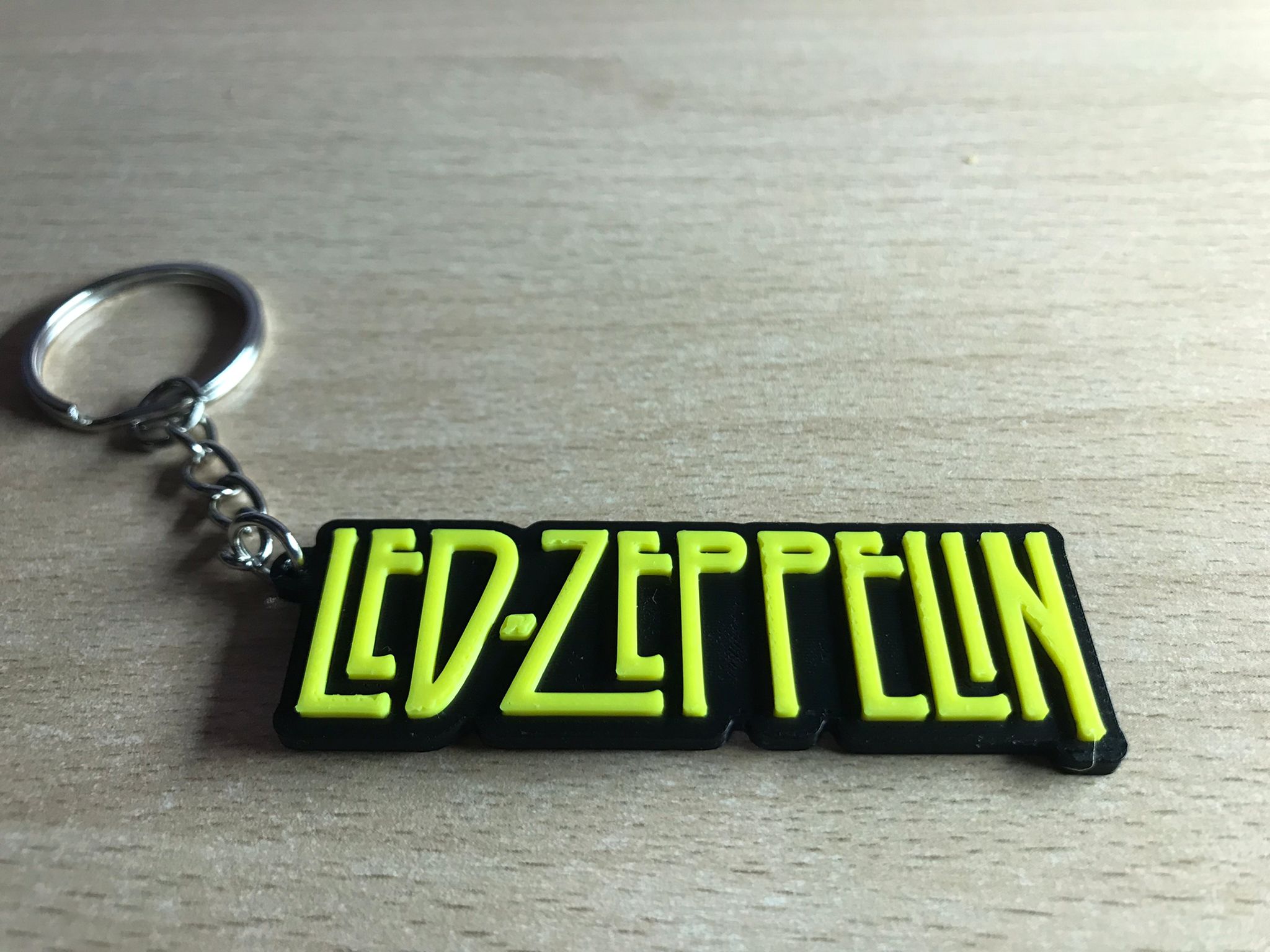 Miniatura 2 do modelo 3D Led Zeppelin Keychain