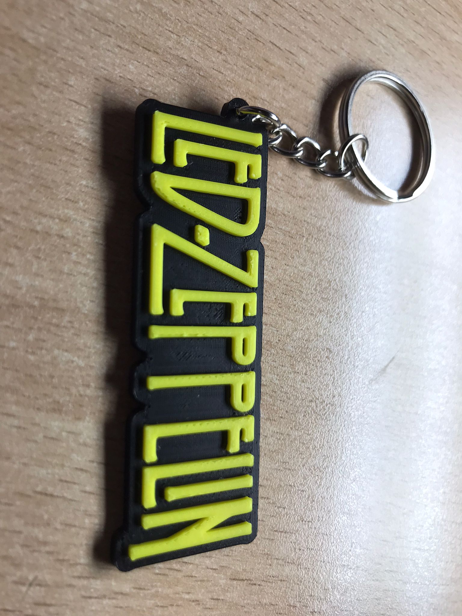 Miniatura 4 do modelo 3D Led Zeppelin Keychain