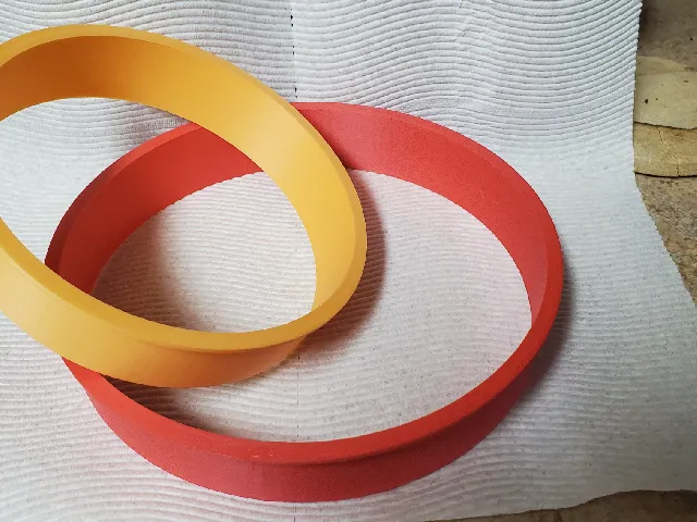 Dough cutting rings for 5 inch pies