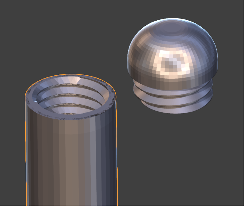 Vape pen container / tube / case by gammy Download free STL model