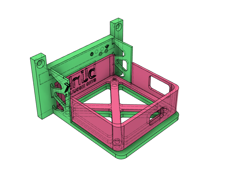 Miniatura 2 do modelo 3D Blink Sync Module 2 - 2U Rack Module Mount