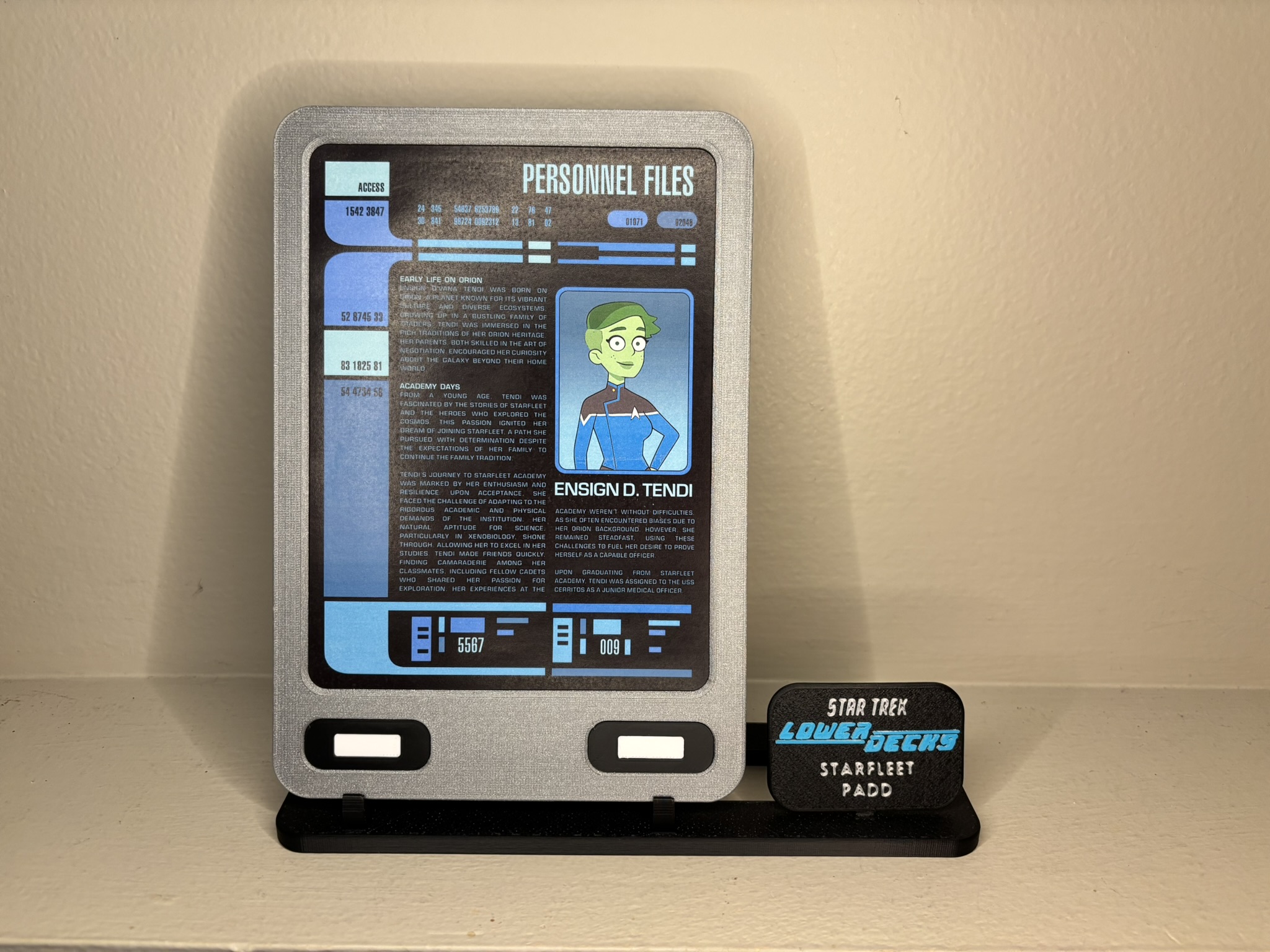 Star Trek: Lower Decks PADD