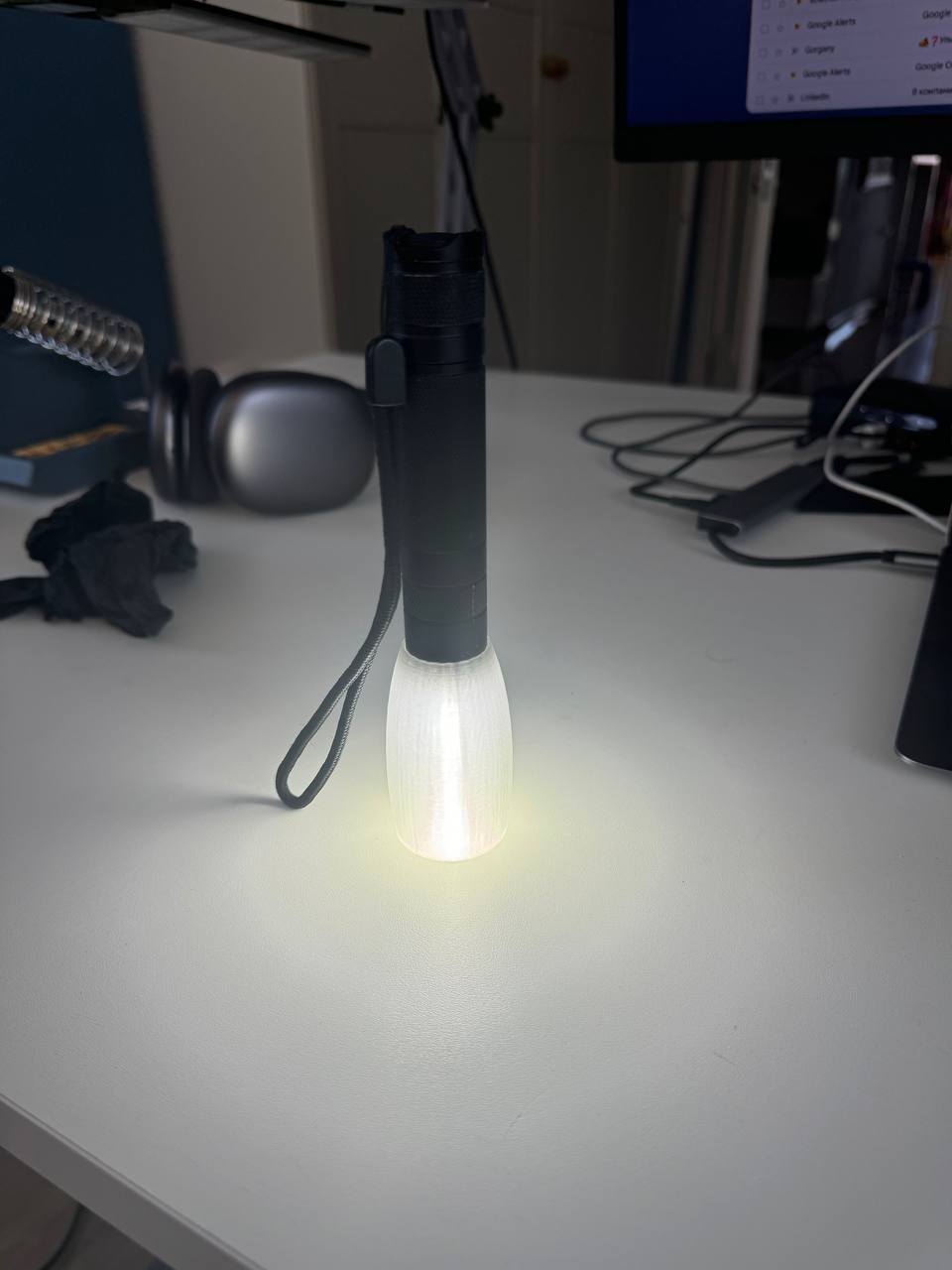 Miniatura 5 do modelo 3D Convoy S2+ Flashlight Camping Light \ Diffuser