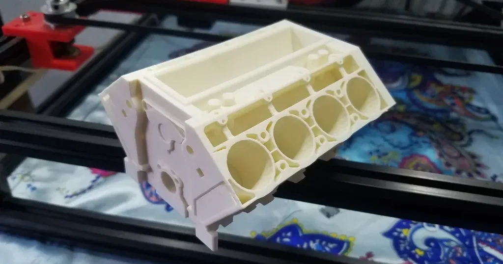 zr1 engine block card holder by jessedukker2010 Download free STL