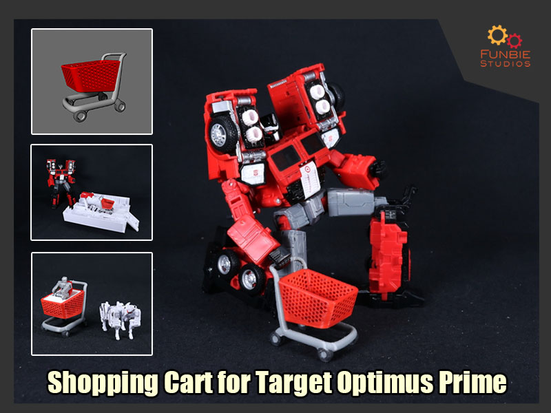 Shopping Cart for Transformers Target Optimus Prime