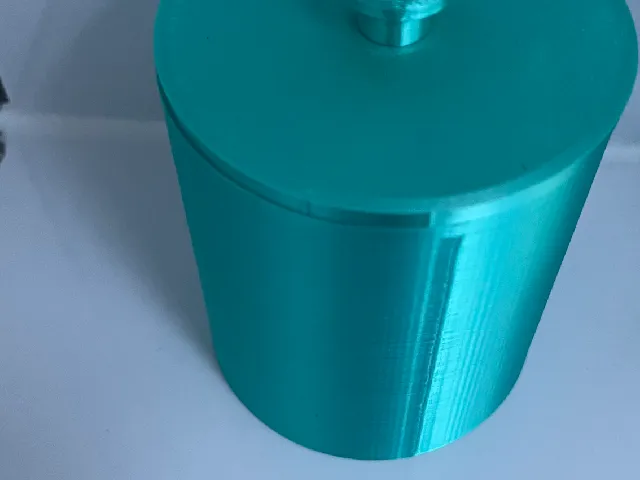 Plain lid for Q tips container