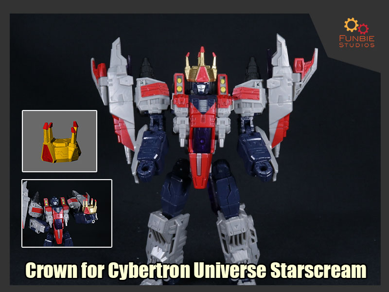 Crown of Leadership for Transformers Legacy Cybertron Starscream
