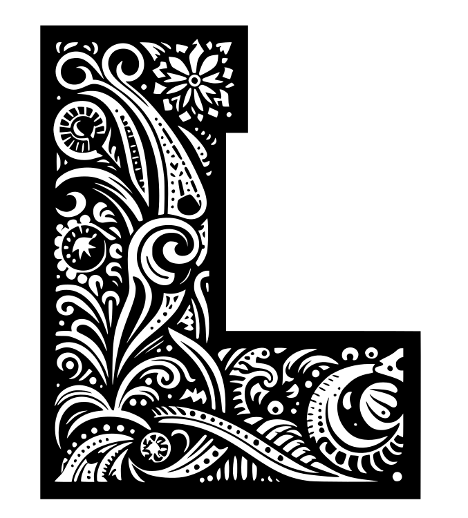 Crazy alphabet: Letter L