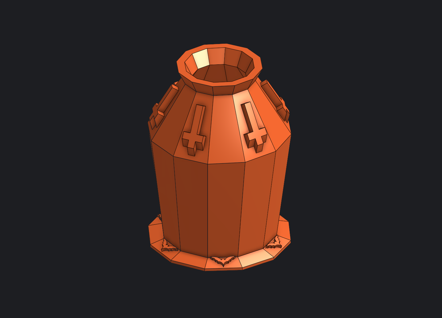 ownMade - Halloween Coffin Vase 03 - Updated