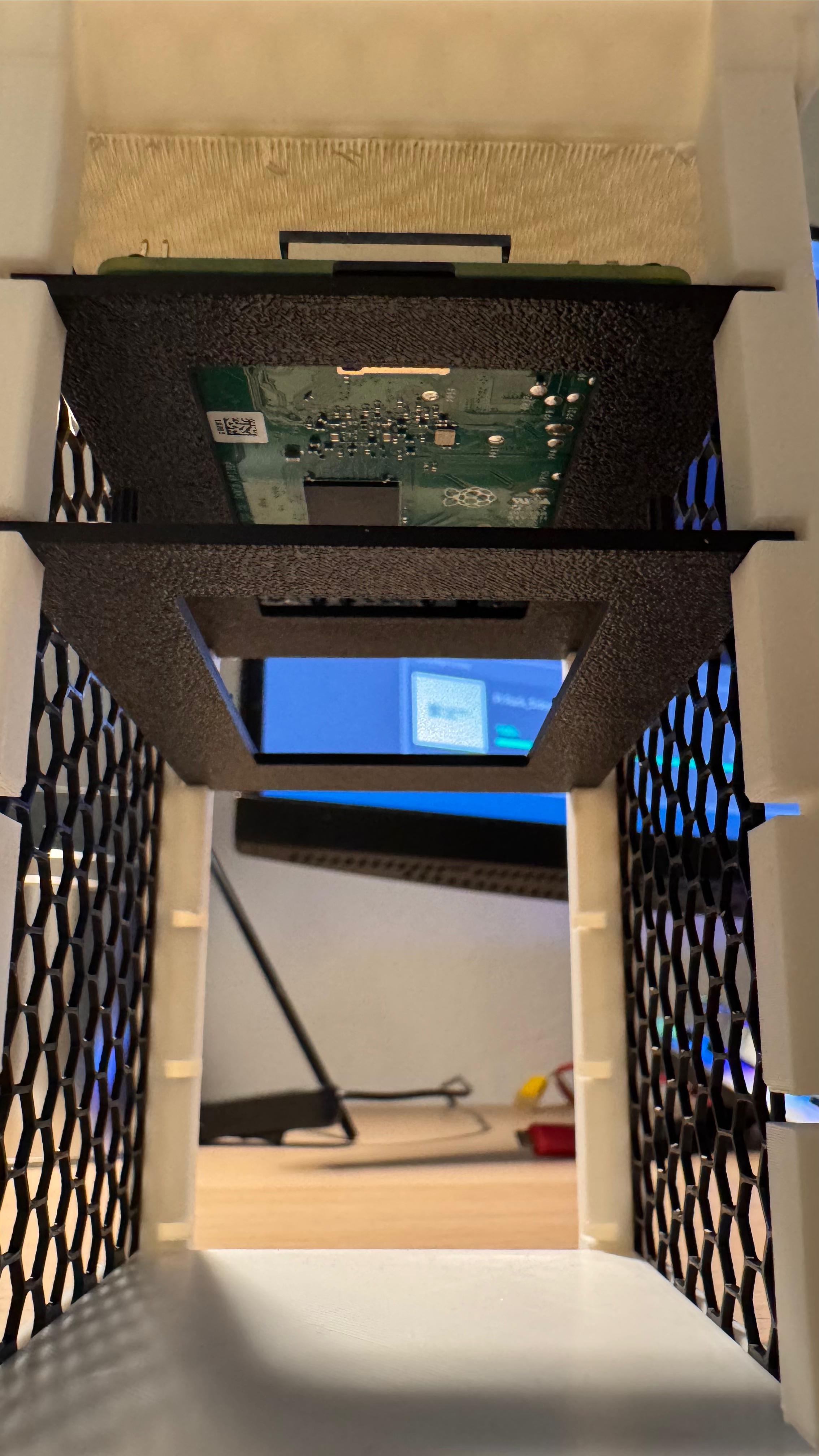 Miniatura 4 do modelo 3D Raspberry Pi 5 Server Rack (5 QTY)