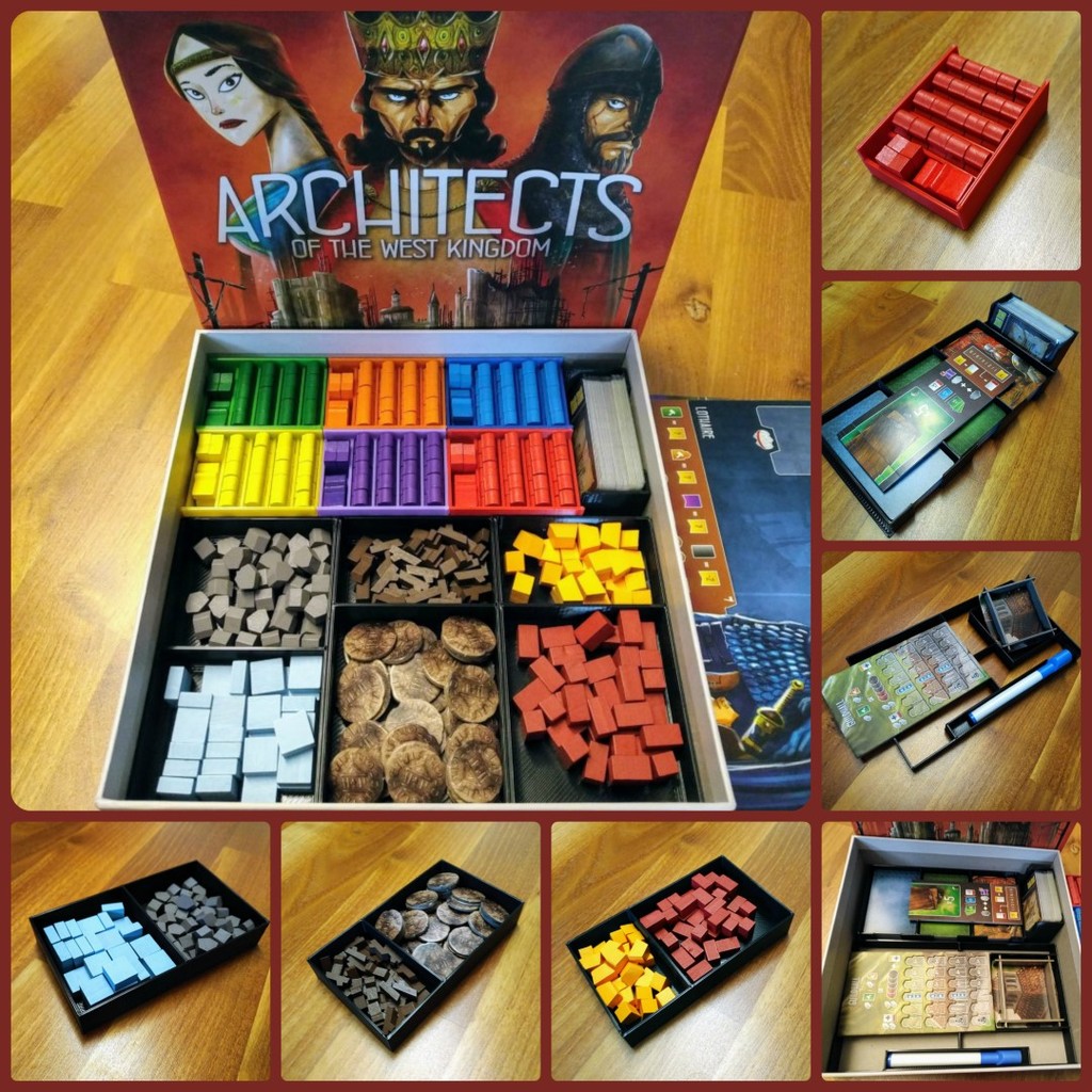 Architects of the West Kingdom Organizer (incl. Expansion)