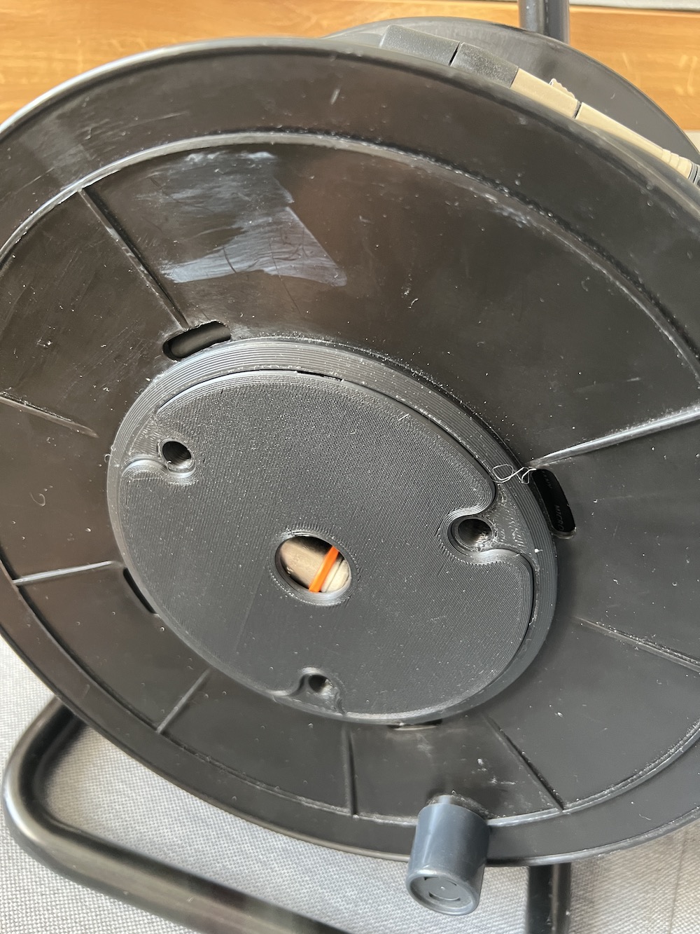 XLR Cable roll extra storage