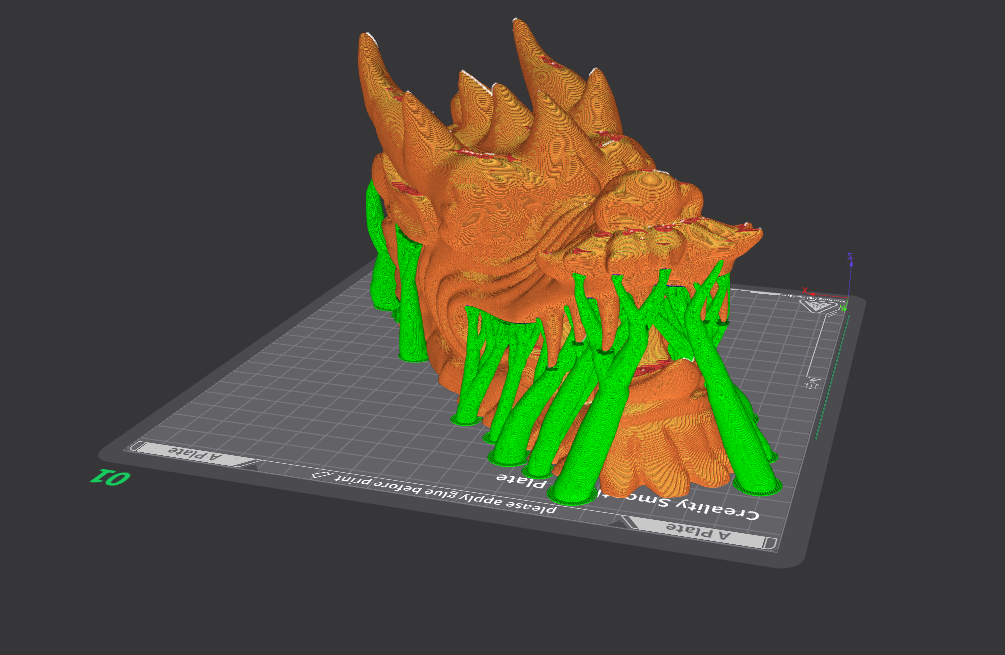 Miniatura 5 do modelo 3D Dragon Head
