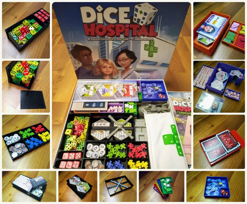 Dice Hospital Organizer (incl. Expansion)