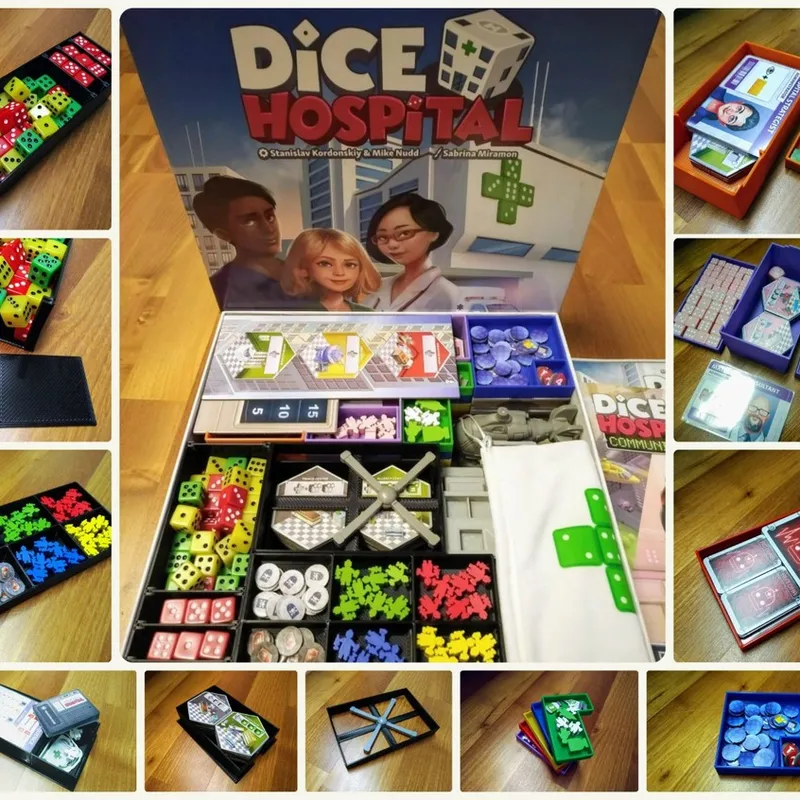 Dice Hospital Organizer (incl. Expansion) by Fabmaszter | Download