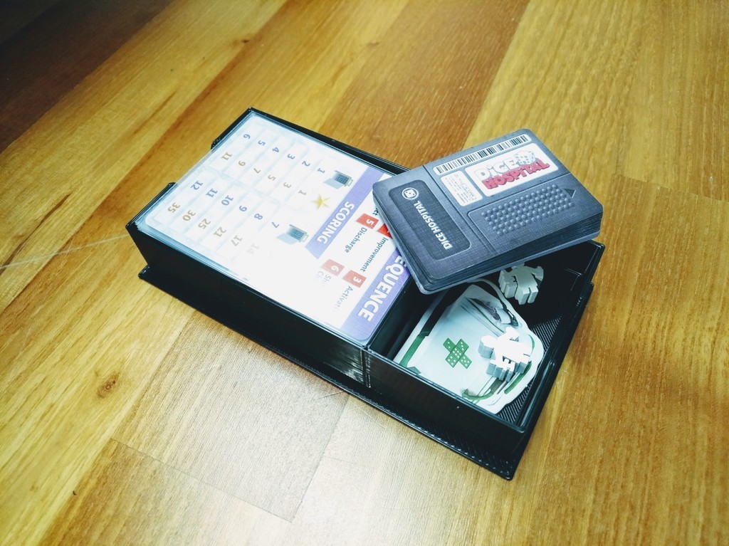 Dice Hospital with Community Care Board Game Insert / Organizer