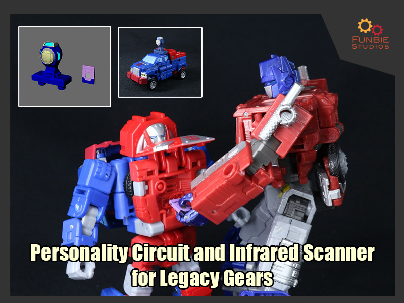 Personality Circuit and infrared Scanner for Transformers Legacy Gears