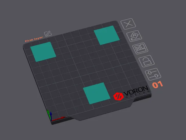Voron v0 bed level test