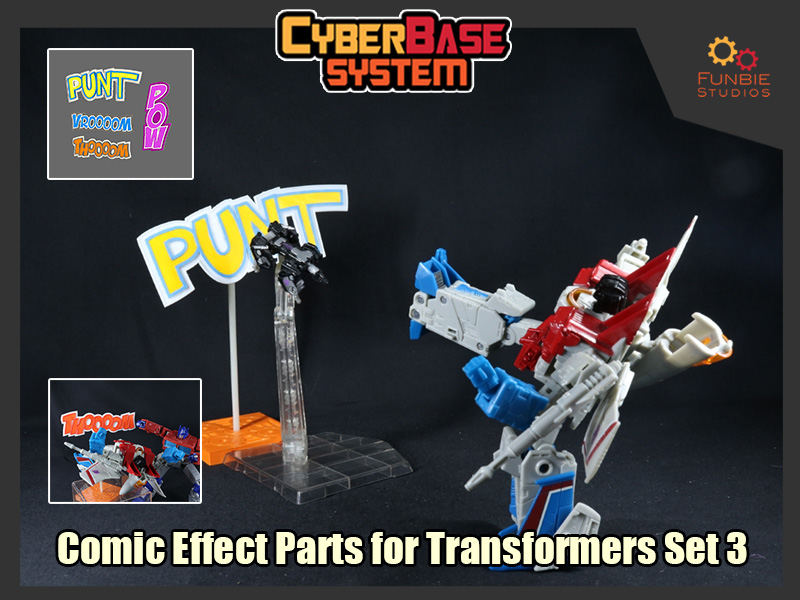 Comic Effect Parts for Transformers Set 3
