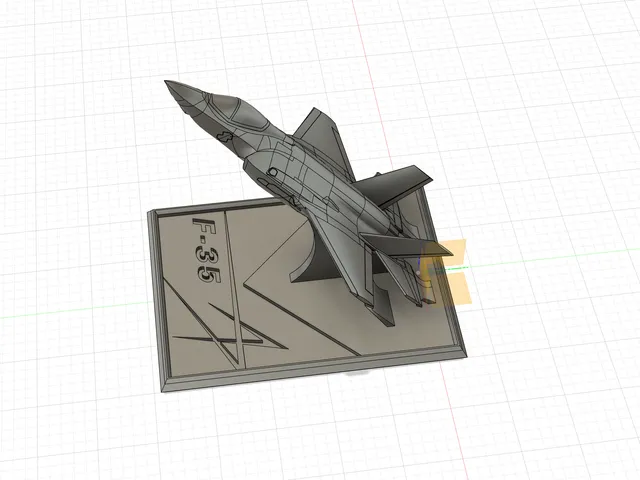 F-35 Stealth Fighter Jet | Desktop Stand and Phone Holder